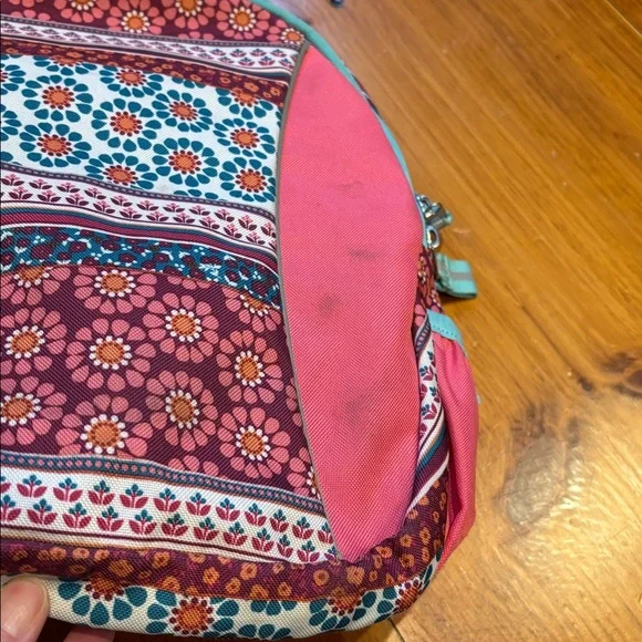 GARNET HILL KIDS Girls BoHo Floral Pink Backpack K-5 - Picture 3 of 10